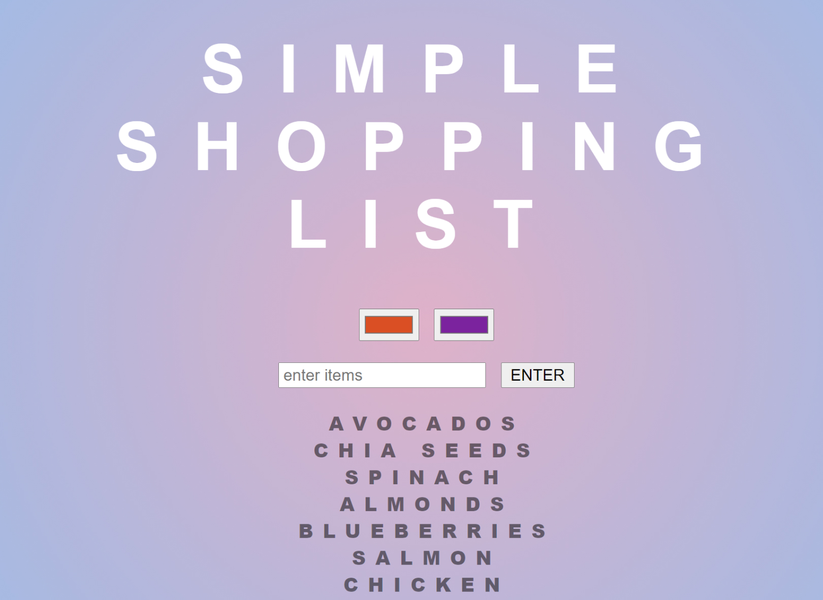 simple-shopping-list